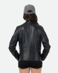 Violetta Bis - Women's Black Leather Jacket | Leather Trend