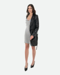 Women's Black Leather Coat – Viviana Bis | Leather Trend