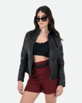 Giacca Donna Nera in Pelle - Zara | Leather Trend