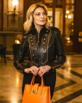 Giacca Donna Nera in Pelle - Belen | Leather Trend