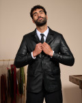 Men's Black Leather Jacket - Ettore | Leather Trend