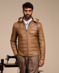 Piumino in pelle da uomo – Berlino | Leather Trend