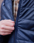 Men's leather down jacket - Berlino | Leather Trend