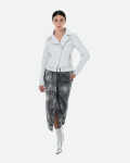 Women's White Perfecto Leather Jacket | Leather Trend