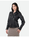 Chiodo in Pelle Donna Nero – Emma | Leather Trend