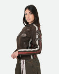 Nubuck Dark Brown Biker Jacket – Raven | Leather Trend