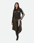 Nubuck Dark Brown Biker Jacket – Raven | Leather Trend