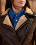 Chiodo in montone da donna - Rebecca | Leather Trend