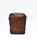 Borsa a tracolla uomo testa di moro – Portofino | Leather Trend