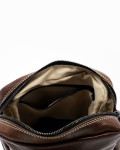 Men's Dark Brown Shoulder Bag – Portofino | Leather Trend