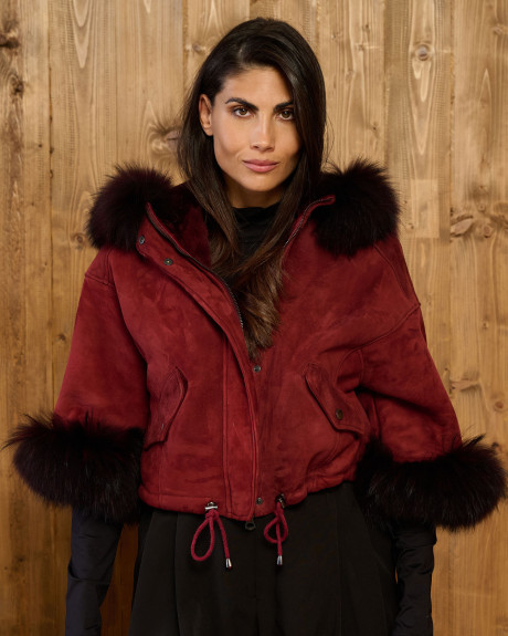 Women's Shearling Jacket - Beatrice | Leather Trend