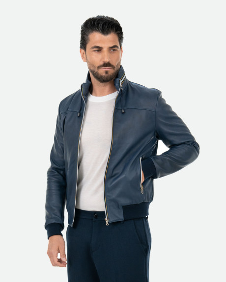 Kiwey men's bomber jacket – Argo | Leather Trend 2