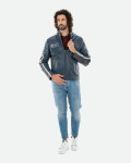 Biker in Pelle da Uomo Blu – Axel | Leather Trend