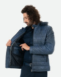Piumino in pelle da uomo – Berlino | Leather Trend
