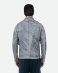 Men's Gray Buffed Leather Biker Jacket – Axel | Leather Trend