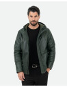 Men's leather down jacket - Benny | Leather Trend