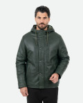 Men's leather down jacket - Benny | Leather Trend