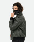 Bomber in pelle e montone da uomo - Leo | Leather Trend