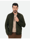Giacca in Camoscio da Uomo Verde - U010 | Leather Trend
