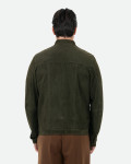 Giacca in Camoscio da Uomo Verde - U010 | Leather Trend