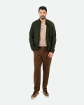 Giacca in Camoscio da Uomo Verde - U010 | Leather Trend