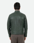 Men's Green Leather Jacket – U08 | Leather Trend