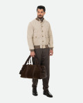 Men's suede bomber jacket – Milo | Leather Trend