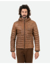 Piumino in pelle da uomo cuoio - Rio | Leather Trend