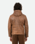 Piumino in pelle da uomo cuoio - Rio | Leather Trend