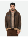 Giacca in pelle e montone da uomo - James | Leather Trend