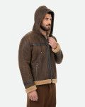 Giacca in pelle e montone da uomo - James | Leather Trend