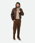 Bomber in montone da uomo - Carlo | Leather Trend