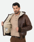 Men's shearling bomber jacket - Carlo | Leather Trend