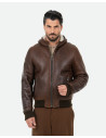 Men's shearling bomber jacket - Carlo | Leather Trend