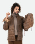 Piumino in pelle da uomo – Berlino | Leather Trend