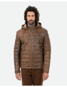 Piumino in pelle da uomo – Berlino | Leather Trend