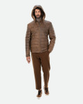 Piumino in pelle da uomo – Berlino | Leather Trend