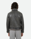 Men's leather and shearling jacket - Francesco | Leather Trend