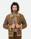 Giacca in montone da uomo - Franco | Leather Trend