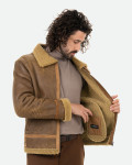 Giacca in montone da uomo - Franco | Leather Trend