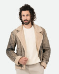 Leather perfecto with shearling-effect lining | Leather Trend