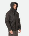 Benny - Men’s Nubuck Leather Down Jacket | Leather Trend