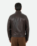 Giacca in Pelle Testa di Moro Uomo – Vidal | Leather Trend