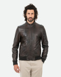 Bomber in pelle da uomo - Victor | Leather Trend