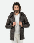 Piumino in pelle da uomo - Marek | Leather Trend