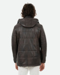Men's leather down jacket - Marek | Leather Trend