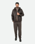 Piumino in pelle da uomo - Benny | Leather Trend