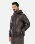 Men's leather down jacket - Benny | Leather Trend