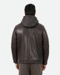 Men's leather down jacket - Benny | Leather Trend