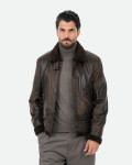 Giacca in pelle e montone da uomo - Francesco | Leather Trend